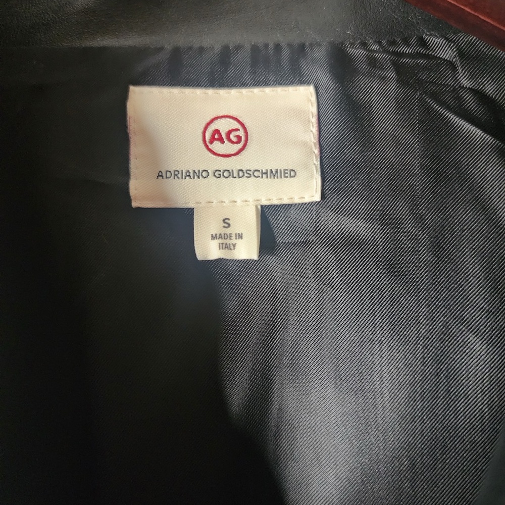 🔴NEW! AG REESE MOTO LEATHER JACKET SZ SMALL - Picture 7 of 16